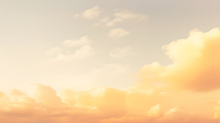 sun rays and yellow  clouds  background