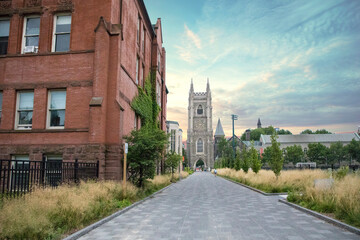 Beautiful view of the University of Toronto, Canada