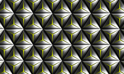 Obraz premium Background with 3D motifs and elegant shadows.