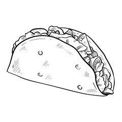 mexican fiesta  illustration handdrawn 