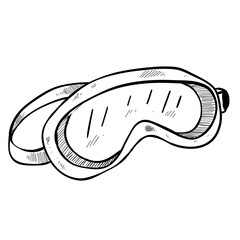 sport equipment handdrawn illustration 