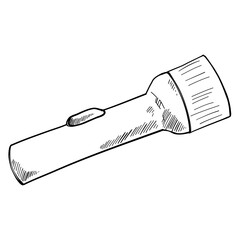 camping equipment handdrawn illustration 