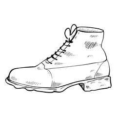 shoes handdrawn illustration 