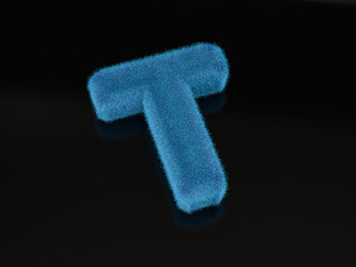 Fur letter T