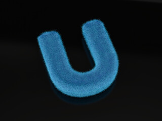Fur letter U