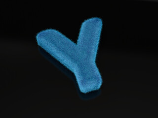 Fur letter Y