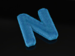 Fur letter N