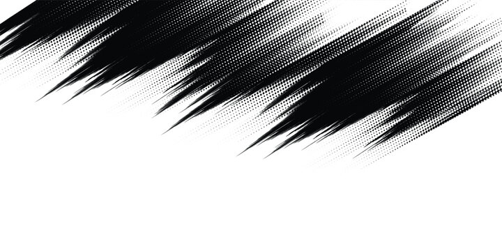 Grunge halftone dots vector texture background. Border Frames. isolated white background © Muhammad Muhdi