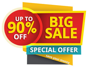 sale bubbles,90% OFF. Special Offer Marketing Announcement. Discount promotion,90%.60% 70%, Discount Special Offer Conceptual Yellow Banner Design Template.