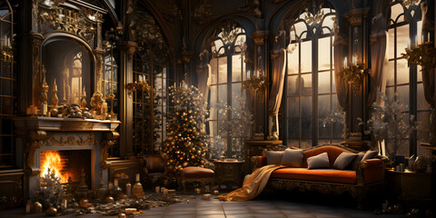 Holy Sepulchre's Festive Living Room Decor for Christmas . Christmas Spirit at the Holy Sepulchre's Living Room