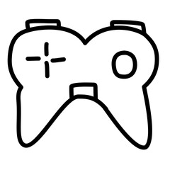 gamepad line icon