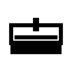 Obraz premium A large cnc machine symbol in the center. Isolated black symbol