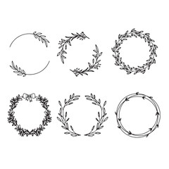set of wreath frame