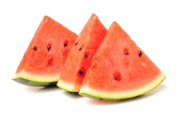 Fresh slices of watermelon
