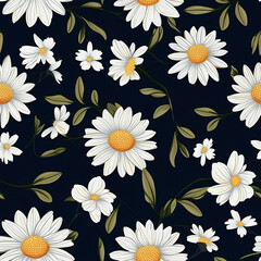 Daisy Whisper Floral Pattern Elegance