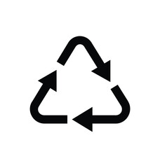 classic triangle recycle resin code symbol