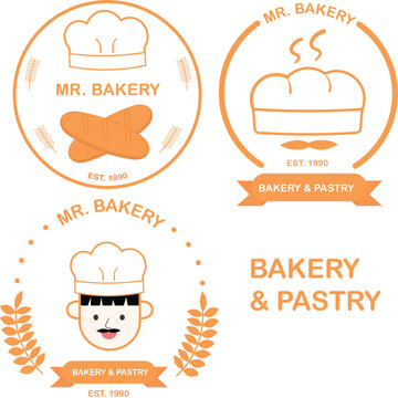 Logo Design Bakery and Pastry 