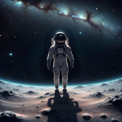 Obraz premium astronaut in space