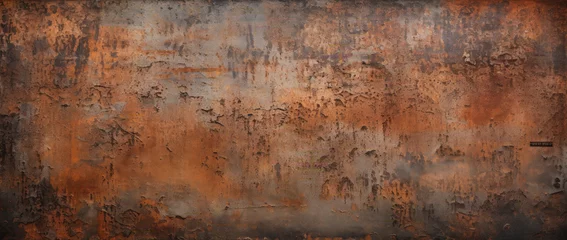 Zelfklevend Fotobehang grunge rusted metal texture rust and oxidized metal background ©  Mohammad Xte