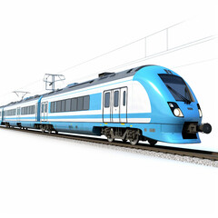 Fototapeta premium train on the railway