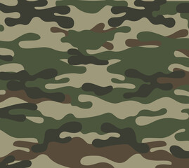 Camuflagem militar verde (Green military camouflage)	