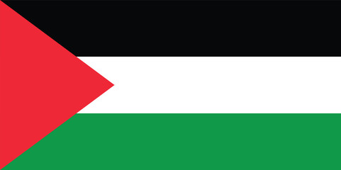 flag of palestine vector illustration