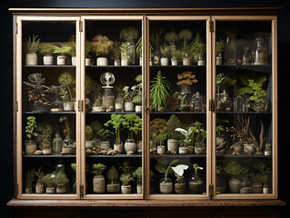 Botanical Specimen Cabinet: Dried Fern