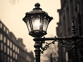 Close-up of Gas Street Lamp