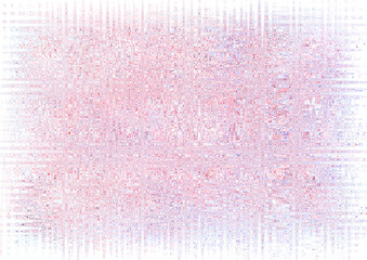 赤と青の波線で描いた電波みたいなアブストラクト背景