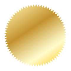 gold seal PNG transparent