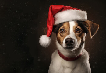 Santa's Best Friend: Doggo in a Santa Hat