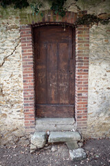 Old door - village in Eure et Loire - Bleury - Saint Symphorien and Gallardon - France