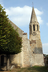 Church - village in Eure et Loire - Bleury - Saint Symphorien and Gallardon - France