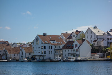 Fototapeta na wymiar Sommer in Haugesund in Norwegen