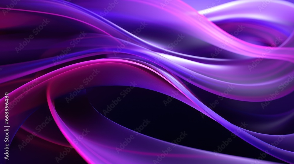 Poster abstract colorful purple wires: a minimalistic and superb clean image ai generated