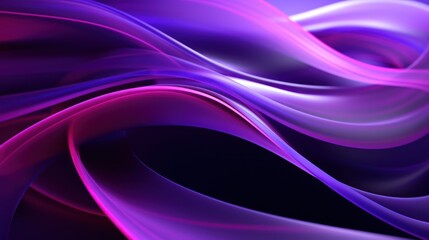 Abstract Colorful Purple Wires: A Minimalistic and Superb Clean Image AI Generated