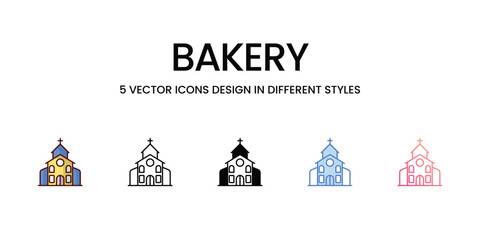 Bakery icon. Suitable for Web Page, Mobile App, UI, UX and GUI design.