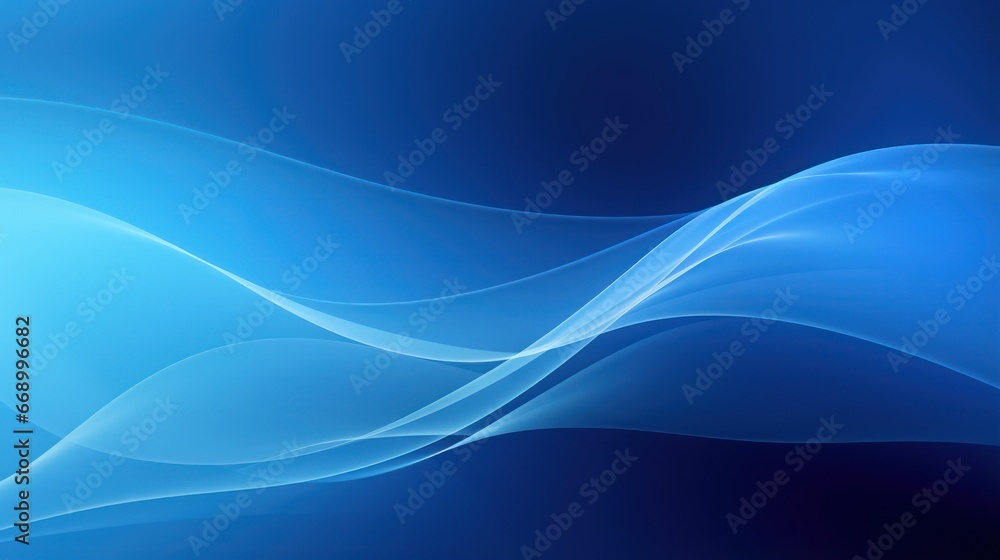 Aufkleber abstract magical blue background with minimalistic design ai generated