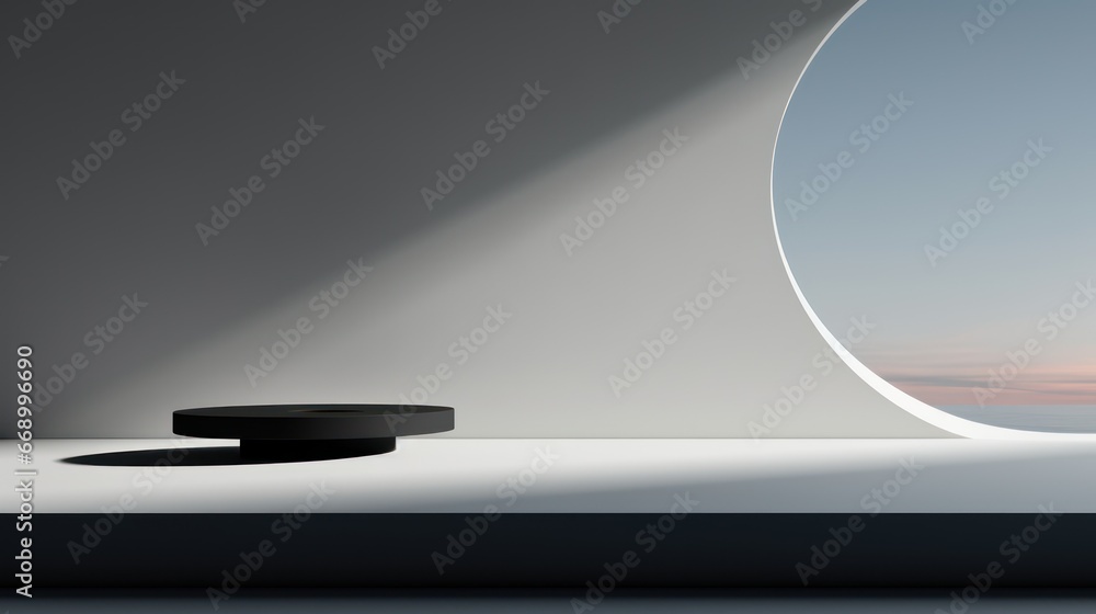 Poster abstract minimalistic superb clean image ai generated
