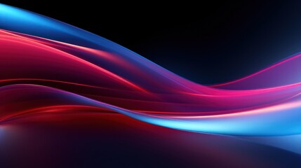 Minimalistic Superb Clean Abstract Neon Background AI Generated