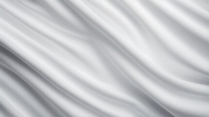 Fototapeta premium Minimalistic White Sports Jersey Texture AI Generated