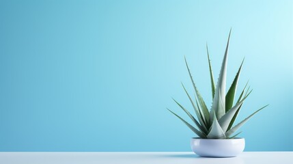 Minimalistic Agave Plant in Superb Clean Image AI Generated