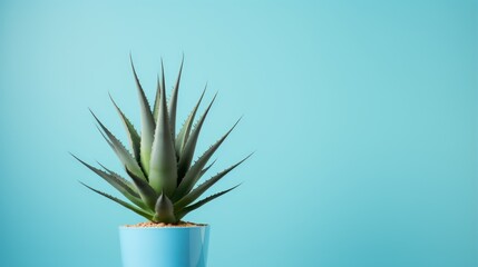 Minimalistic Agave Plant: A Superb Clean Image AI Generated