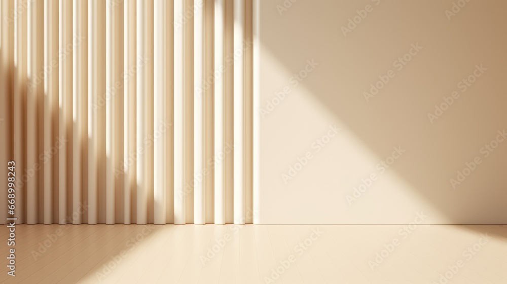 Poster beige lines: minimalistic and superb clean image ai generated