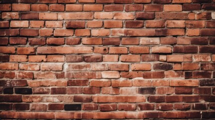 Minimalistic Brick Wall Background AI Generated