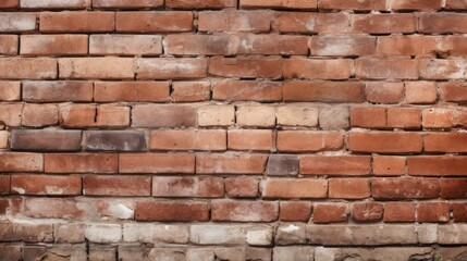 Fototapeta premium Minimalistic Brick Wall Background AI Generated