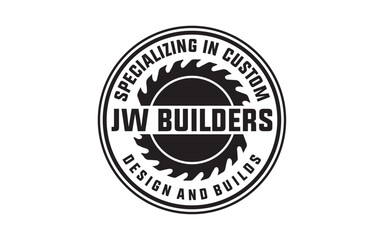 Vintage Carpentry Vector Logo, Design Illustration Carpenter badge, Hammer Steel Saws Concept	
