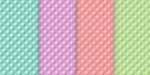 vector geometric pattern background with pastel colors