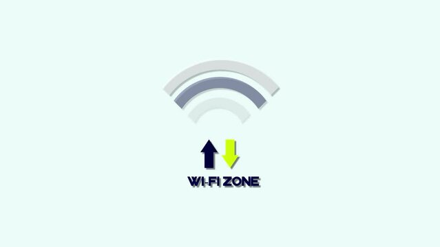 Wi-fi icon animation. 
