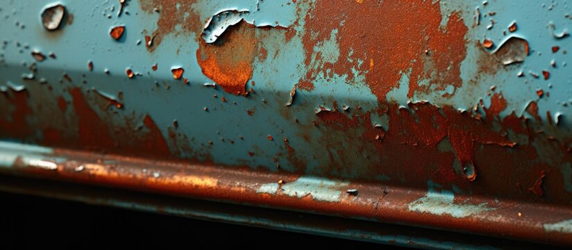 Bonnet rust falls off car